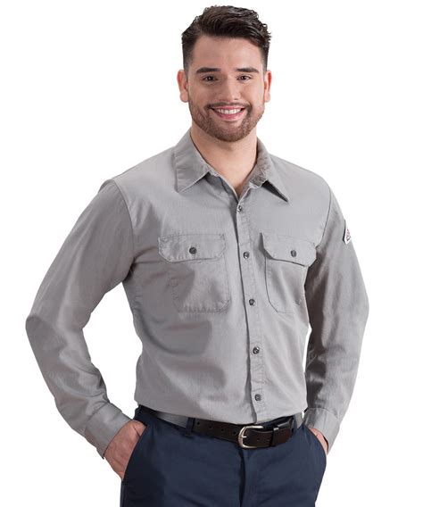 metal fabrication fire retardant shirt|bulwark fire resistant work shirt.